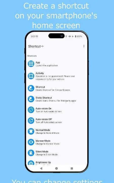 Shortcut＋ - скриншот 1