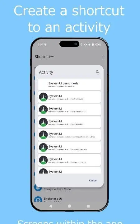 Shortcut＋ - скриншот 2