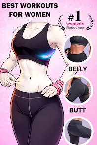 Women Workout : Finess App - скриншот 1