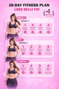 Women Workout : Finess App - скриншот 3