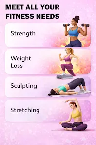Women Workout : Finess App - скриншот 4