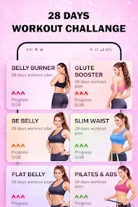 Women Workout : Finess App - скриншот 7