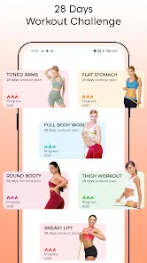 Women Workout : Finess App - скриншот 10
