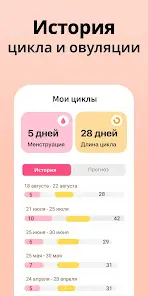 Трекер Периодов Мой Календарь - скриншот 5