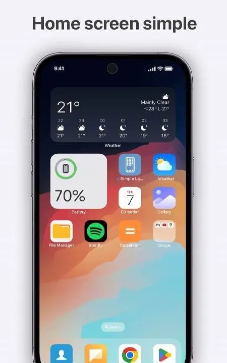 Simple Launcher - Home Screen - скриншот 2