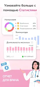 Женский Календарь Месячных - скриншот 4
