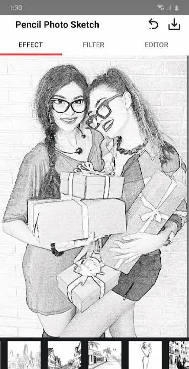 Sketch Drawing Photo Editor - скриншот 1