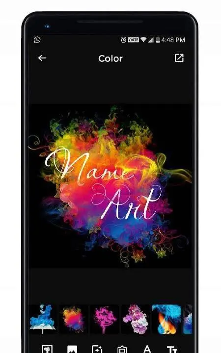 Smoke Name Art -Smoky Effect Focus n Filter Maker - скриншот 1