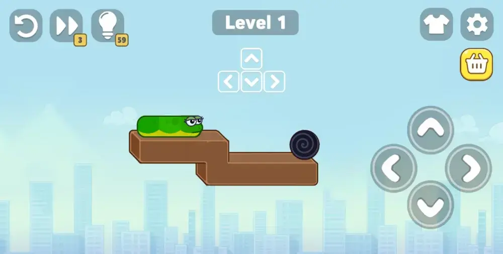 Snake Puzzle: Slither to Eat - скриншот 1