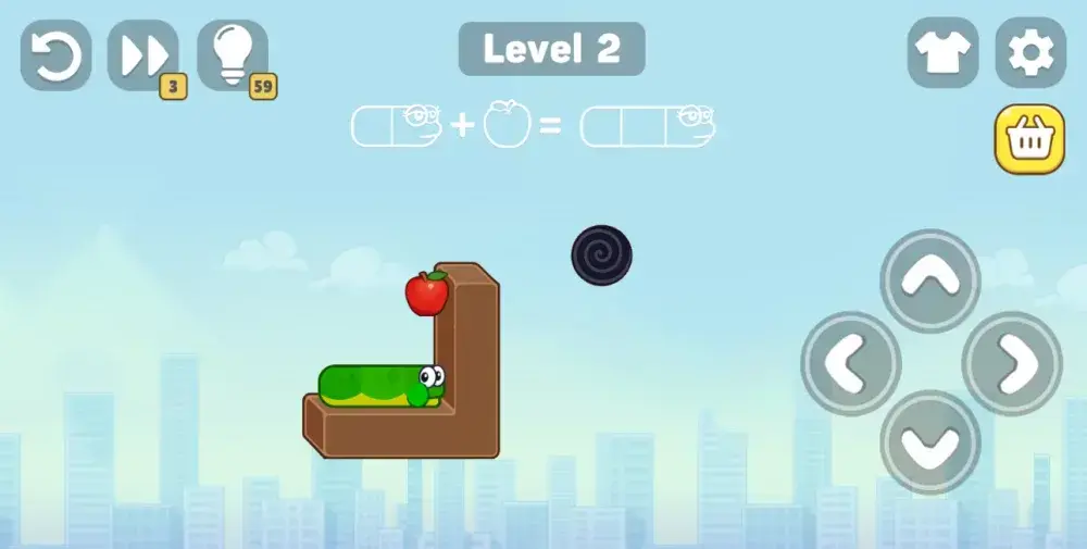 Snake Puzzle: Slither to Eat - скриншот 2