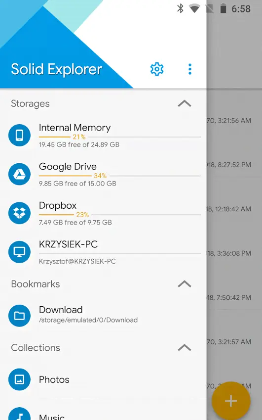 Solid Explorer File Manager - скриншот 2