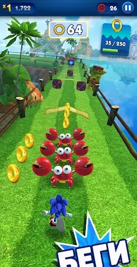 Sonic Dash - скриншот 1