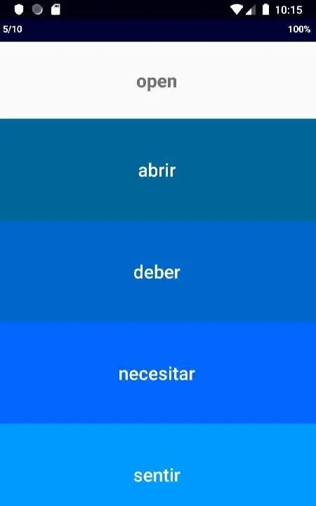 Spanish Verb Blitz Pro - скриншот 4