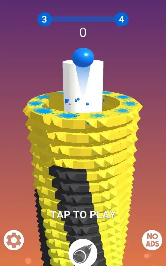 Stack Ball - сломай платформы - скриншот 2