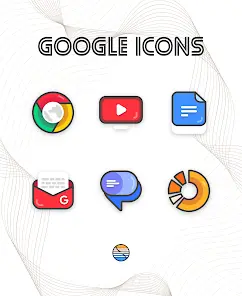 Borderline Icon Pack - скриншот 1