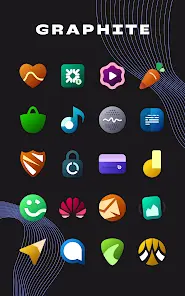Graphite Icon Pack - скриншот 4