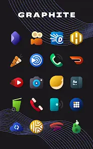 Graphite Icon Pack - скриншот 5
