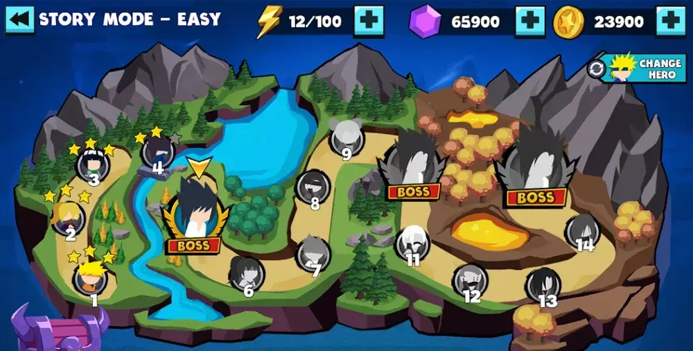 Stick Shinobi Fighting - скриншот 4