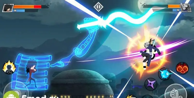 Stickman Shinobi Fighting - скриншот 2