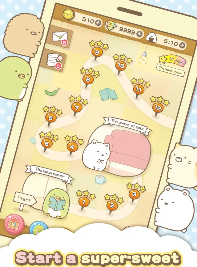 Sumikko gurashi-Puzzling Ways - скриншот 4