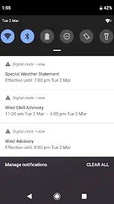 Digital Clock Widget Xperia - скриншот 12