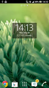Digital Clock Widget Xperia - скриншот 5