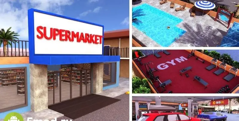 Supermarket & Motel Simulator - скриншот 2