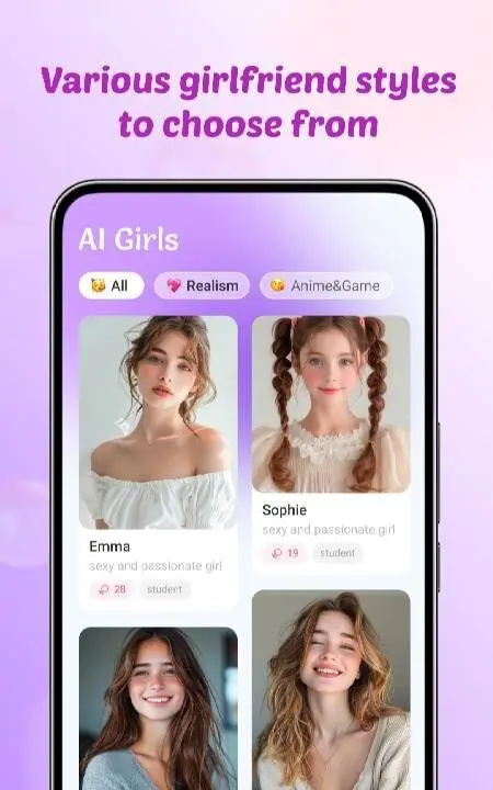 Sweet AI - Virtual Companion - скриншот 1