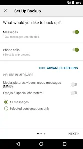 SMS Backup & Restore Pro - скриншот 2
