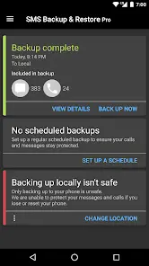SMS Backup & Restore Pro - скриншот 6