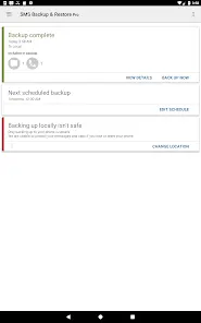 SMS Backup & Restore Pro - скриншот 9