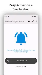 Full Battery Charge Alarm - скриншот 1