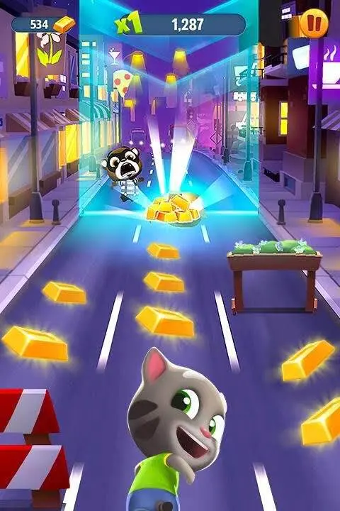 Talking Tom Gold Run - скриншот 1