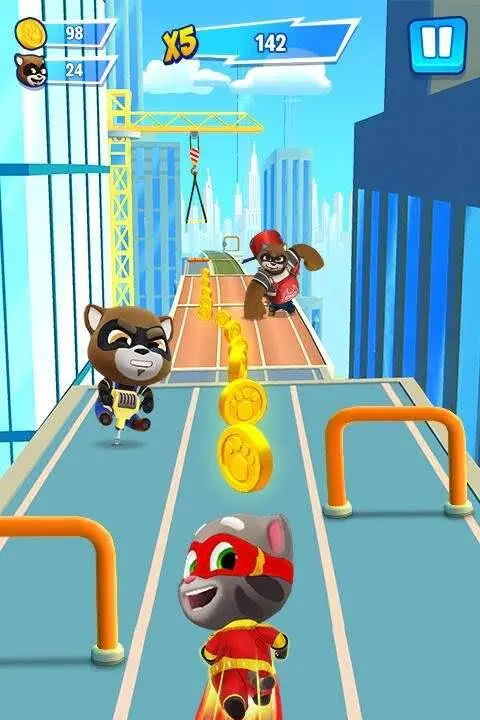 Talking Tom Hero Dash - скриншот 1