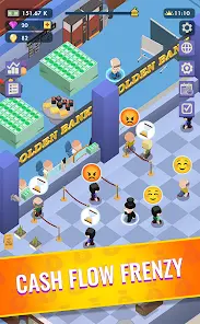 Idle Bank - Money Games - скриншот 1