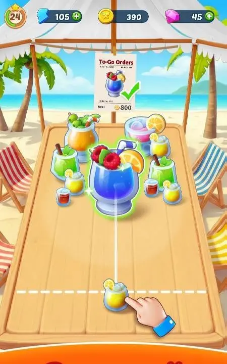 Tasty Travels: Merge Game - скриншот 1