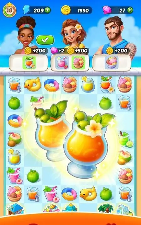Tasty Travels: Merge Game - скриншот 2