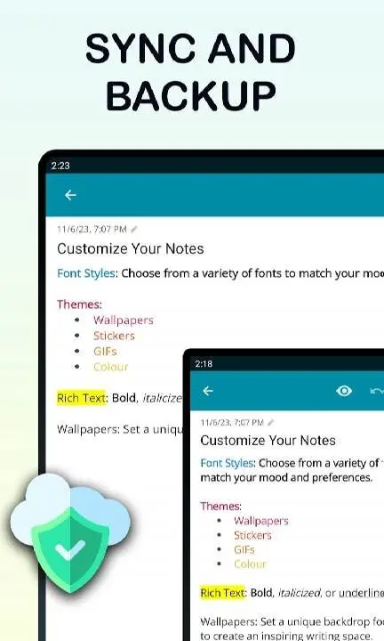 Teka Notes - Notepad - скриншот 2