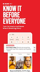 TOI Breaking News App & ePaper - скриншот 1