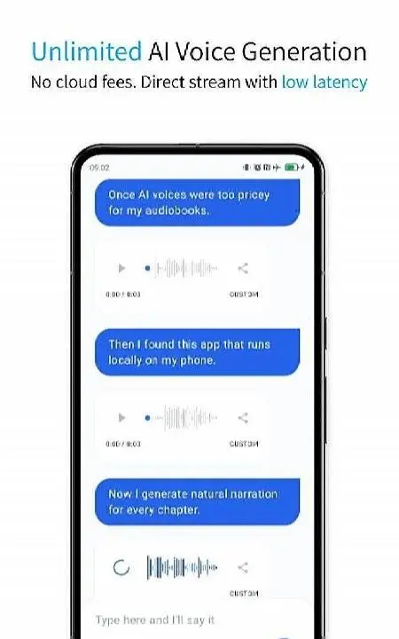 ToBe SAID Pro: AI Voice Engine - скриншот 1