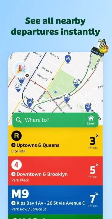 Transit • Subway & Bus Times - скриншот 1