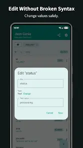 Json Genie: JSON Viewer/Editor - скриншот 1