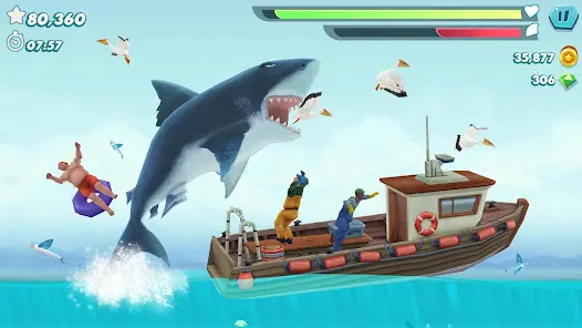 Hungry Shark Evolution: акула - скриншот 4