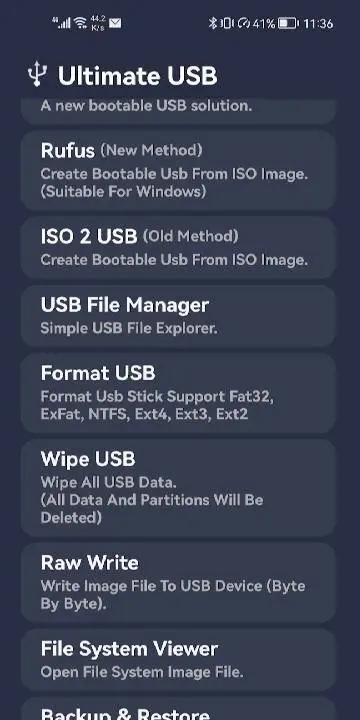 Ultimate USB (All-In-One Tool) - скриншот 2