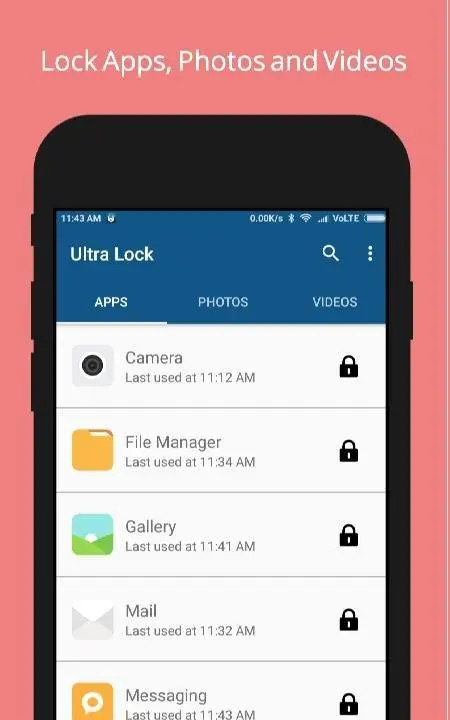 Ultra Lock - App Lock and Vault - скриншот 1