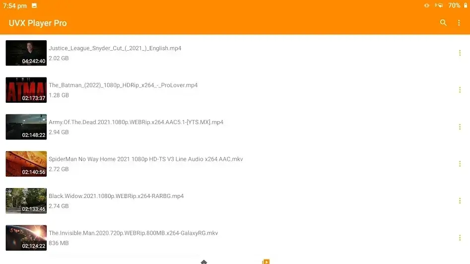 UVX Player Pro - скриншот 6