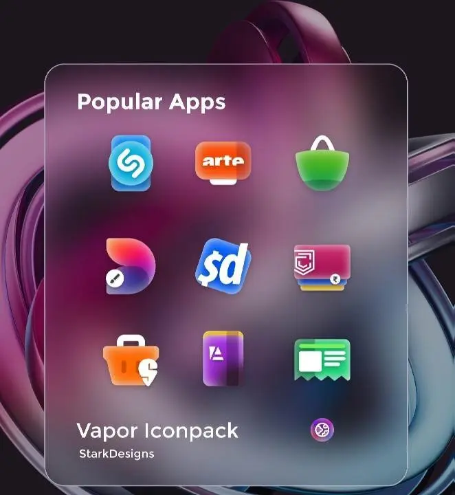 Vapor IconPack – Modern Icons - скриншот 4
