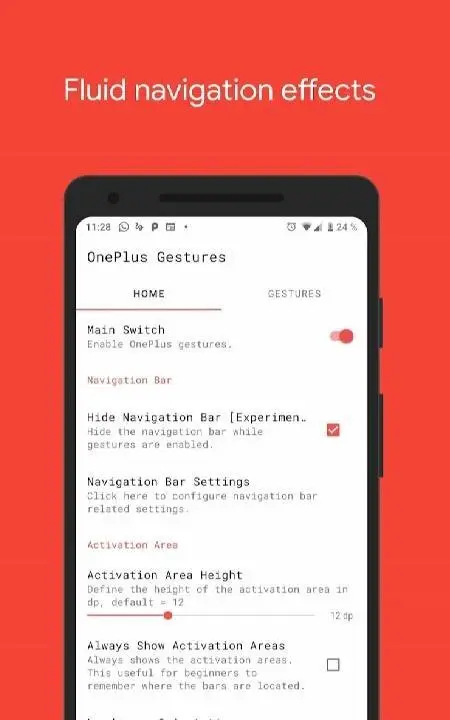Vivid Navigation Gestures - скриншот 4