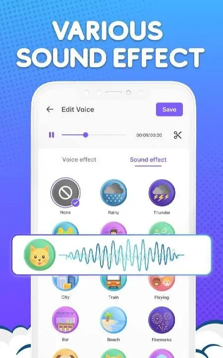 Voice Changer by Sound Effects - скриншот 2