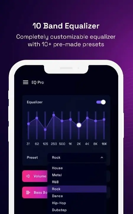 Volume Booster - Equalizer Pro - скриншот 1